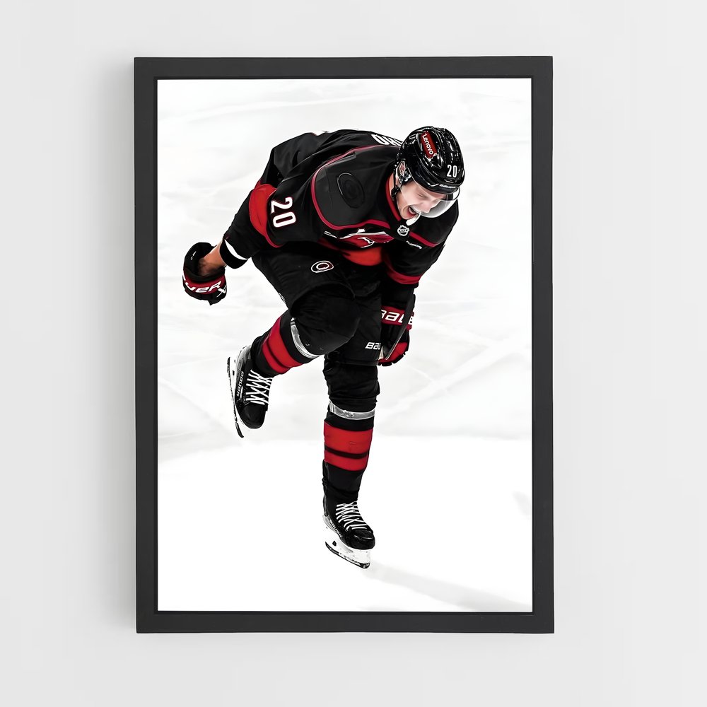 Poster Sebastian aho – affiche Hockey sur glace (vue 2)